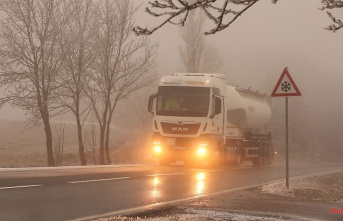 Saxony: Rain and ice likely on Monday morning