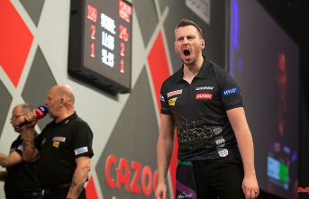 Excitement at the World Cup: German darts hope defies Elton John