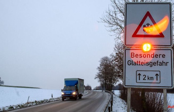 Thuringia: German weather service: danger of black ice in Thuringia