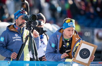 German coach and athlete: The biathlon couple only breaks up in the race
