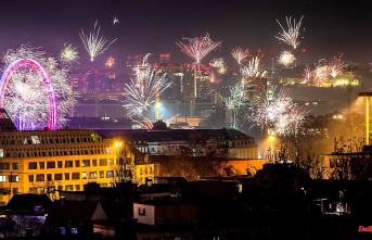 Baden-Württemberg: New Year's fireworks make the air thick in the south-west