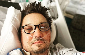 "Spa day" in intensive care: Jeremy Renner can joke again