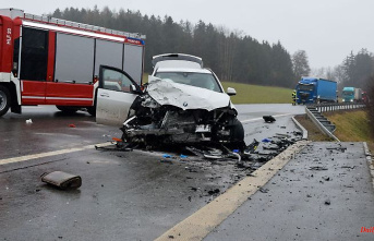 Bavaria: cars collide: senior dies