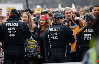 North Rhine-Westphalia: police departments: quiet start of the street carnival