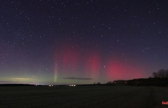 Hesse: Northern lights shine over parts of Germany