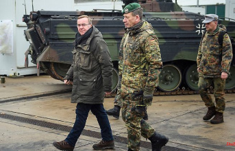Ukrainians train on tanks: Pistorius on a flying visit to Leopard training