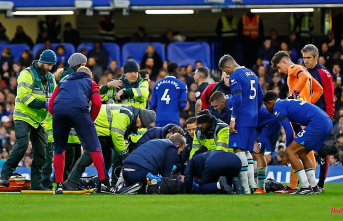 Concern for a serious head injury: Chelsea professional after ventilation in the hospital