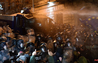 Police use water cannons: Controversial law triggers mass protests in Georgia