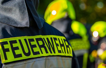 Baden-Württemberg: Children's room in an apartment building is on fire