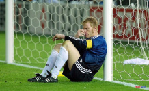Kahn's moment of humility in the World Cup final: when the indestructible Titan became human again