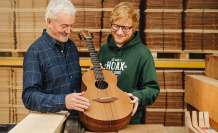 Ed Sheeran guitar helps to fund Framlingham school’s music centre