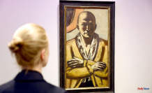"Self-portrait yellow-pink": Beckmann painting achieves record price