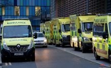 Emergency rooms heavily overloaded: British ambulances are stuck in traffic in front of emergency services
