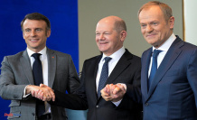 Emmanuel Macron and Olaf Scholz display their “unity” on Ukraine after weeks of tensions