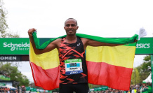 Paris Marathon: Ethiopians Mulugeta Uma and Mestawut Fikir surprise winners