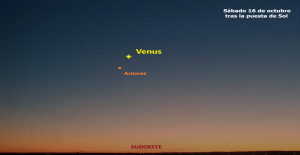 This weekend, three planets at sunset