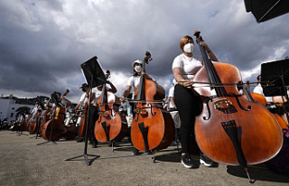 Venezuelan musicians pursue world’s largest orchestra...