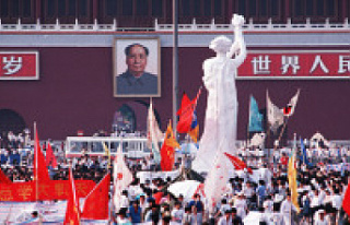 Tiananmen Square protester, aged 66, was fatally stabbed...