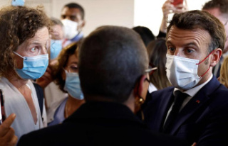 Macron was taken into custody at the hospital's...