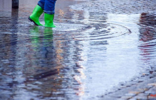 Baden-Württemberg: Heavy rain causes flooded streets...
