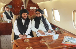 Return flight in a Taliban private jet: Afghanistan...
