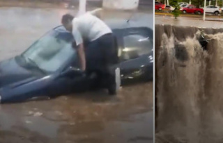 Amazing images of the flooding in Guadalajara (Mexico).