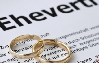 Useful instead of unromantic: marriage contract ensures...