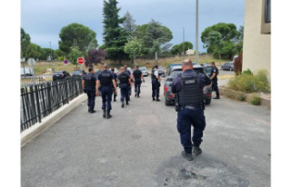 Vaucluse. Pous-du-Plan: A policeman is taken to task...