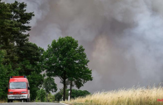 800 hectares are on fire: a major fire in the Gohrischheide...