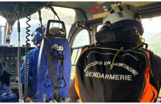 Alpes de Haute Provence. The PGHM intervenes in rescue...