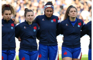 Women's Rugby. The women's XV from France...
