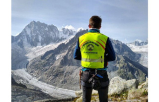 Mont Blanc . Pentecost Monday was busy for PGHM rescuers