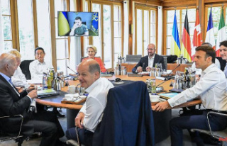 Connected via video: Zelenskyj asks the G7 round for...