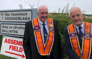 Donegal Orange Order parade takes place in Rossnowlagh