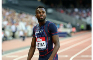 Athletics. Meba-Mickael Zeze is the second fastest...