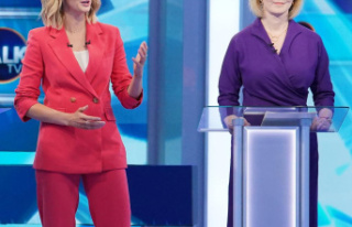 Presenter faints during TV debate in UK
