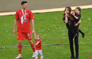 Therefore without family in Munich: Robert Lewandowski...
