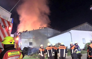 Bavaria: fire in a warehouse: damage in the millions