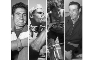 Tour de France. Anquetil and Claveyrolat, Hinault...