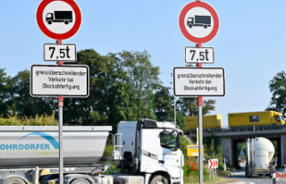 Bavaria: Truck roadblocks in the Inn Valley for the...