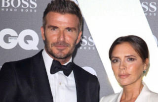 On vacation with the Beckhams: Victoria Beckham is...