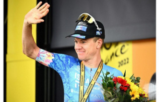 Tour de France. Clarke, the winner of the 5th stage...