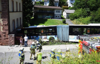 Baden-Württemberg: the bus rolls into a residential...
