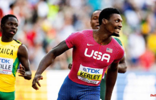 Kerley is 100-meter champion: US stars burn off historic...