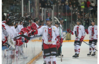 Ice Hockey Russian defender Aleksei Ishmametev in...