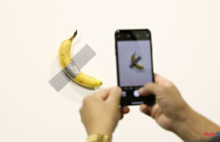 Contemporary art: a banana taped to a wall sold for...
