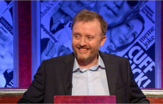 Chris McCausland, a blind comedian, plays the HIGNFY...