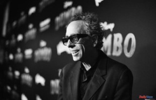 American director Tim Burton winner of the Lumière...