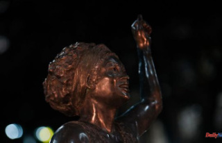 Brazil: a statue of Marielle Franco, elected assassinated,...