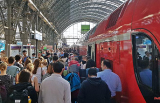 A big plus for passengers: the train is on the up,...